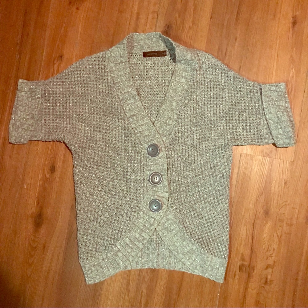 Grey sparkly sweater